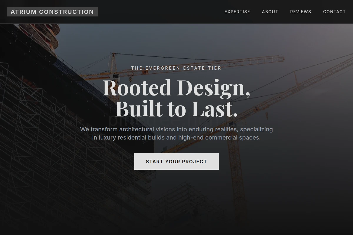 Atrium Construction