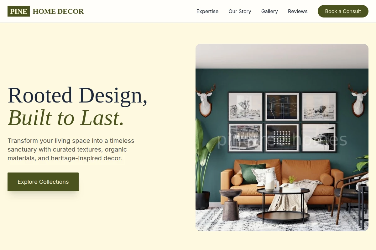 Pine Home Decor
